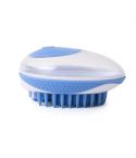 Pet Bath Brush Dog Massage Cleaning And Beauty Products(Blue)