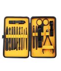 16 in 1 Nail Clippers Nail Art Manicure Pedicure Tool(Yellow)