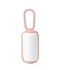 Pet Garbage Box Dog Toilet Picker Dispenser Portable Garbage Bag Cleaning Supplies With 15 Trash Bags(Pink+White)