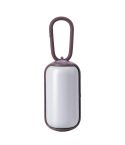 Pet Garbage Box Dog Toilet Picker Dispenser Portable Garbage Bag Cleaning Supplies With 15 Trash Bags(Gray+Brown)