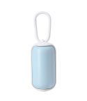 Pet Garbage Box Dog Toilet Picker Dispenser Portable Garbage Bag Cleaning Supplies With 15 Trash Bags(Blue+White)