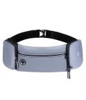 7 inch Outdoor Mountaineering Waist Bag Running Fitness Water Bottle Large Capacity Storage Bag(Light Gray)