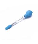 Silicone Turkey Seasoning Pump Barbecue Tool Dripping Seasoning Tube With Cleaning Brush(Blue)
