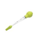 Silicone Turkey Seasoning Pump Barbecue Tool Dripping Seasoning Tube With Cleaning Brush(Green)