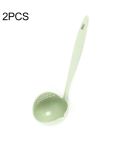 Wheat Straw Dual-use Soup Spoon Colander Environmental Tableware