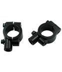 6 PCS Motorcycle Modification Accessories Handlebar Mirror Holder(M10 25mm Black)