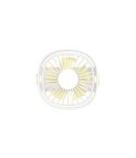 Handheld Desktop Outdoor Student Mute USB Mini Fan(White)