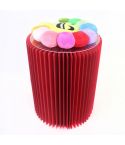 SH-236 Short Folding Paper Stool Household Multifunctional Convenient Stool(Red)