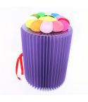 SH-236 Short Folding Paper Stool Household Multifunctional Convenient Stool(Purple)
