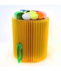 SH-236 Short Folding Paper Stool Household Multifunctional Convenient Stool(Yellow)