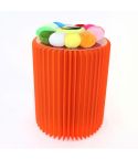 SH-236 Short Folding Paper Stool Household Multifunctional Convenient Stool(Orange)