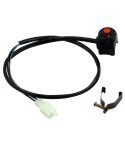 Motorcycle Modification Accessories ATV Switch Headlight Control Power Failure Start Speaker Overtaking Light Switch(Red)