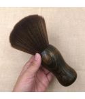Hair Cut Broken Hair Duster Brush Solid Wood Soft Bristles Cleaning Brush Hairdressing Suppliess(S1 Brush)