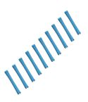 Hair Salon Large Perm Bar Pear Flower Curly Thickened Perm Bar Hairdressing Tools, Random Color Delivery(7 Bar)