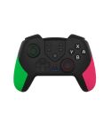 T23 Wireless Bluetooth Game Handle With Vibration And Wake Up Macro Programming Function Handle For Nintendo Switch PRO(Pink Green)