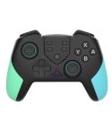 T23 Wireless Bluetooth Game Handle With Vibration And Wake Up Macro Programming Function Handle For Nintendo Switch PRO(Blue Green)