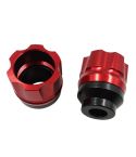 2 Pairs Motorcycle Modified Accessories Anti-Drop Cup CNC Aluminum Alloy Anti-Collision And Shock Absorbing Front Fork Cup(Red)