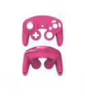 2 PCS Game Single Point Handle Shell Replacement Shell Handle Repair Parts For Nintendo NGC(Pink)
