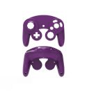 2 PCS Game Single Point Handle Shell Replacement Shell Handle Repair Parts For Nintendo NGC(Purple)