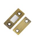 Punch-Free Invisible Cabinet Door Magnetic Suction Launcher Door Suction Double Magnet Sliding Door Suction(Green Bronze)