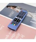 Y14 Remote Silicone Protective Case With Lanyard For LG AKB75095307/74915305/75375604(Luminous Blue)