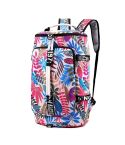 Large-Capacity Backpack Leisure And Light Mountaineering Travel Bag, Size: 18 inch(Pink Maple Leaf)