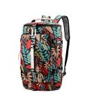 Large-Capacity Backpack Leisure And Light Mountaineering Travel Bag, Size: 18 inch(Red Maple Leaf)
