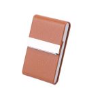 Advertising Business Card Case Business Practical Craft Gift(Apricot)