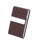 Advertising Business Card Case Business Practical Craft Gift(Woven Coffee)