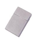 PU Leather Business Portable Cigarette Case(Gray)