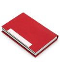 Stainless Steel Business Card Holder(Red)
