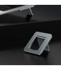 Oatsbasf 03321 Notebook Computer Invisible Height Increase Bracket Desktop Folding Storage Radiator(Gray)