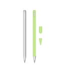 2 Sets 3 In 1 Stylus Silicone Protective Cover + Two-Color Pen Cap Set For Huawei M-Pencil(Matcha Green)