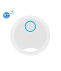 2 PCS S8 Round Bluetooth Anti-Lost Device Key Luggage Tracking Device Two-Way Alarm(White)