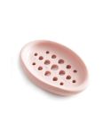 TM17005 2 In 1 Bathroom Drain Brush Soap Box(Pink)