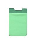 Stretch Lycra Mobile Phone Back Sticker Card Holder Phone Back Wallet Bus Bank Card Holder(Green)