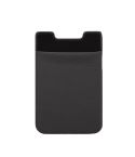 Stretch Lycra Mobile Phone Back Sticker Card Holder Phone Back Wallet Bus Bank Card Holder(Dark Gray)