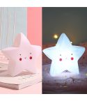 3 PCS Stars Night Light Baby Care Bedside Decoration Light(White)