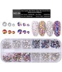 Nail Flat-back AB Crystal Strass 3D Charm Gems DIY Manicure Nail Art Decorations(04)