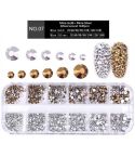 Nail Flat-back AB Crystal Strass 3D Charm Gems DIY Manicure Nail Art Decorations(07)