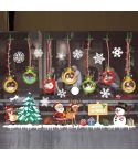Christmas Decoration Window Stickers Wall Stickers Shopping Mall Supermarket Window Decoration(Color A30)