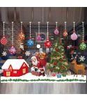 Christmas Decoration Window Stickers Wall Stickers Shopping Mall Supermarket Window Decoration(Color A31)