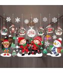 Christmas Decoration Window Stickers Wall Stickers Shopping Mall Supermarket Window Decoration(Color A53)