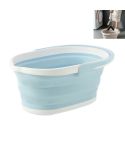 Rectangle Mop Cleaning Bucket For Household Foldable Mop Bucket(Blue)