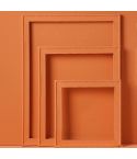 3 in 1 Different Sizes Morandi Color Wooden Photo Frame Series Color Spray Paint Photo Props Photography Background Ornaments(Deep Yellow)