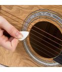 100 PCS Guitar Universal ABS Celluloid Pick Shrapnel Color Random Delivery(ABS 0.46mm)