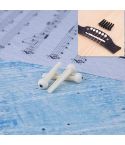 100 PCS Plastic Conical Cone String Nail for Guitar(White)