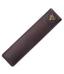 Cowhide Pencil Case Personalized Retro Handmade First Layer Cowhide Pen Case(Crazy Horse Skin Coffee)