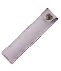 Cowhide Pencil Case Personalized Retro Handmade First Layer Cowhide Pen Case(Fog Wax Purple)