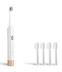 AW-175 Adult Household USB Sonic Electric Toothbrush Couple Toothbrush(White)